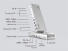 Фото Docking Station WAVLINK Thunderbolt 4 Quad Display/96W Power Delivery Include 20V/11.5A Power Adapter/4xUSB3.0/3xThunderbolt 4/2xDP 4K 60HZ/2xHDMI 4K 60HZ/1xGigabit LAN/1xCombo Audio Jack/1xCardReader