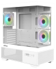 ZALMAN CHRONIX V2, ATX, WHITE, WINDOW, 1xCombo (3.5’’ or 2.5’’), 1x3.5’’HDD, 2x2.5’’SSD, 1xUSB2.0, 1xUSB3.0, 1xUSB Type-C, SIDE 2x120mm ARGB, REAR 1x120mm ARGB