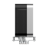 Фото Ocypus Delta A40 EX BK ARGB, 120mm ARGB FAN, 4 HEAT PIPES, 4-PIN PWM, 500-1800 RPM, 29DBA, HYDRO BEARING, LGA115X/1200/1700/18XX, AM4/AM5