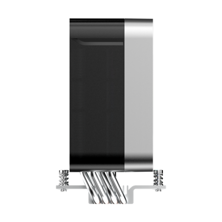 Фото Ocypus Delta A40 EX BK ARGB, 120mm ARGB FAN, 4 HEAT PIPES, 4-PIN PWM, 500-1800 RPM, 29DBA, HYDRO BEARING, LGA115X/1200/1700/18XX, AM4/AM5