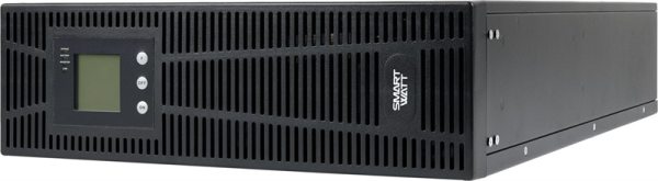 SMARTWATT ИБП онлайн, 10000/9000 ВА/Вт, стоечный/напольный, LCD дисплей, порт USB, RJ11/45, EPO, SNMP слот, клеммная колодка, без АКБ, подключение от 2 до 4 внешних батарейных блоков (3703020750004)
