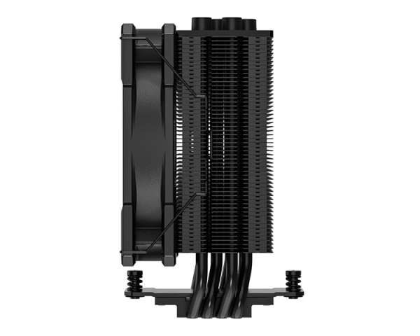 Фото ID-COOLING SE-224-XTS BLACK LGA1700/1200/115X/AM5/AM4 (10шт/кор, TDP 220W, PWM, 4 тепл.трубки прямого контакта, FAN 120mm) RET