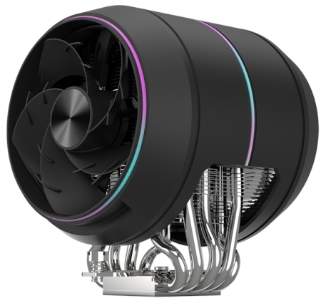 Фото ZALMAN ZET5 BLACK, 5 HEAT PIPES, 4-PIN PWM, 600-2000 RPM, 30.4 DBA MAX, HYDRO BEARING, FULL SOCKET SUPPORT