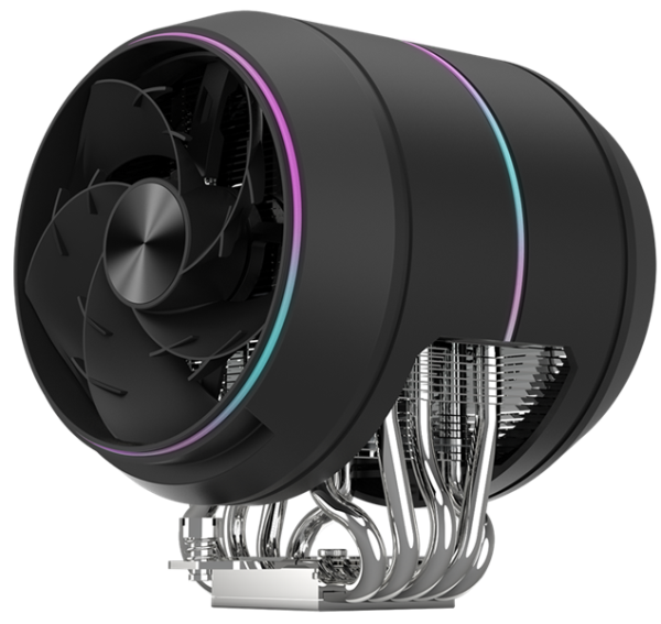 Фото ZALMAN ZET5 BLACK, 5 HEAT PIPES, 4-PIN PWM, 600-2000 RPM, 30.4 DBA MAX, HYDRO BEARING, FULL SOCKET SUPPORT