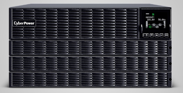 Фото CyberPower OLS10KERT5U Online 10000VA/10000W USB/RS-232/Dry/EPO/SNMP/CloudCard/(4 IEC С13, 4 IEC C19, terminal block)/bat.detect./МВ NEW