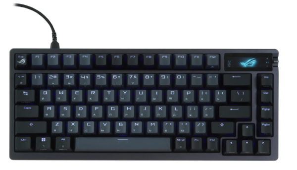 ASUS M701 ROG AZOTH, Wired, 2,4Hz, Bluetooth 5.1, 75%, PBT, RGB, Black