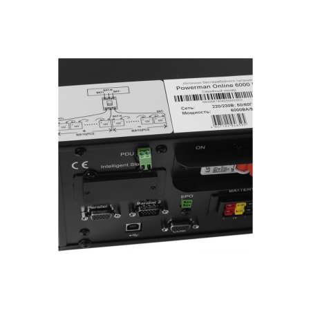 Фото POWERMAN Online 6000 RT, LCD, double conversion UPS, rack