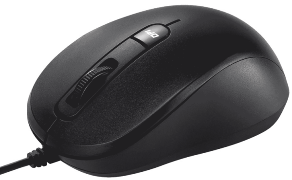 Фото Мышь MU101C Wired Blue Ray Mouse/3200dpi/Черный
