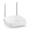 Фото Точка доступа Zyxel NebulaFlex NWA30BE, Wi-Fi 7 (BE5100), MU-MIMO 2x2+2x2, внешние несъемные антенны, 1xLAN 2.5GE, без поддержки 802.1x и Captive portal, питание только DC (БП в комплекте)