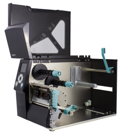 Фото Godex TT ZX430i+, 300 dpi, 4", 4 ips, color LCD, memory 128/128 МБ, RS232/USB/TCPIP/USB host, 1" core ribbon