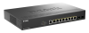 Фото D-Link Управляемый L2 коммутатор, 8x1000Base-T, 2x10GBase-X SFP+, защита от статического электричества до 6 кВ, CLI, консольный порт RJ-45, RPS, поддержка Dying Gasp