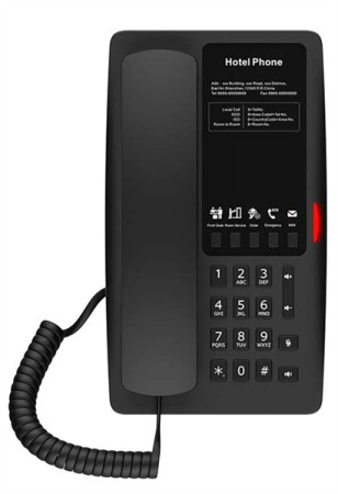 Фото Fanvil H4W, 2 SIP-акк., POE, БП в комп., 1x100 Mbps, Wi-Fi 6, Чёрный, 5 прог. клав.