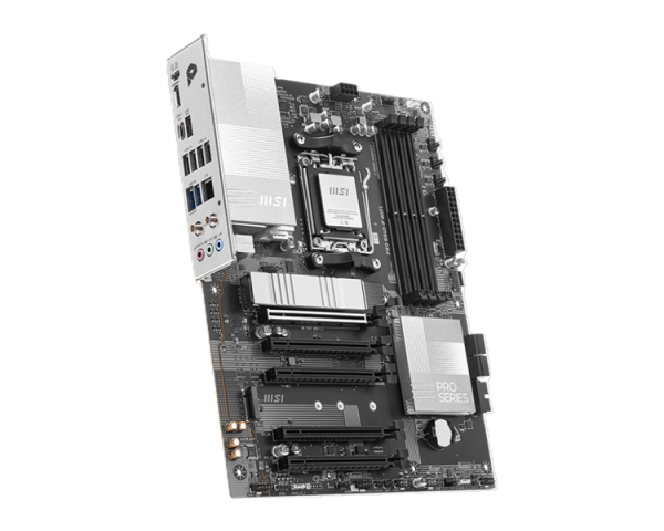 Фото MSI PRO B840-P WIFI ,B840,AM5,4DDR5,5PCI-Ex16,2M.2,4SATA3,2USB10G(1A+1C),5USB5G