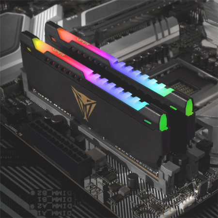 Фото Patriot Viper STEEL DDR4 DIMM RGB 16GB 3600MHz KIT 2*8GB CL18 18-22-22-42 1.35V
