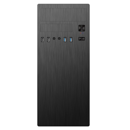 Фото MidiTower Powerman DA812 Black PM-500ATX-F 2*USB 2.0+2*USB 3.0 Audio ATX