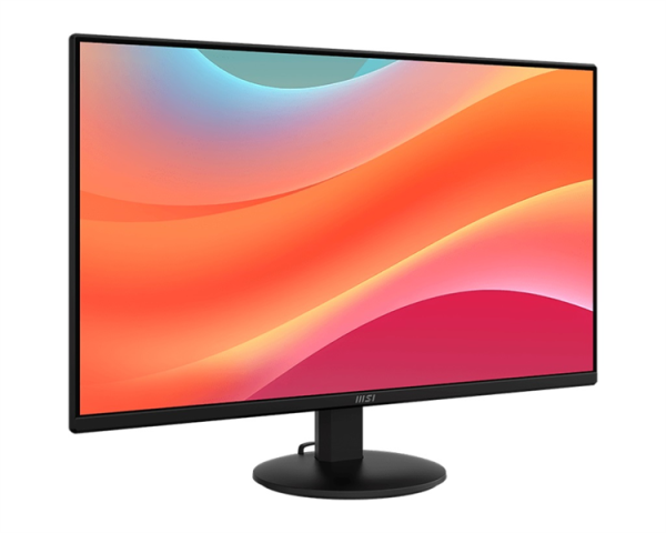 Фото MSI PRO MP272L 27" 16:9 FHD(1920x1080), IPS Flat, 1ms(MPRT), 1300:1, 100M:1, 250nits, 178/178, HDMI 1.4b, DP 1.2a, Tilt, 100HZ, Black, 1y war-ty