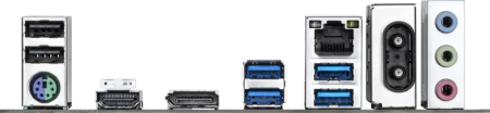 Фото GIGABYTE B550M DS3H AC R2, AM4, B550, 4*DDR4, 4*SATA, 2*M.2, 4*USB 3.2, 2*USB 2.0, 2*PCIx16, 1*PCIx1, HDMI+DP, mATX