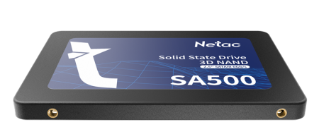 Фото Netac SSD SA500 512GB 2.5 SATAIII 3D NAND, R/W up to 520/450MB/s, TBW 240TB, 3y wty