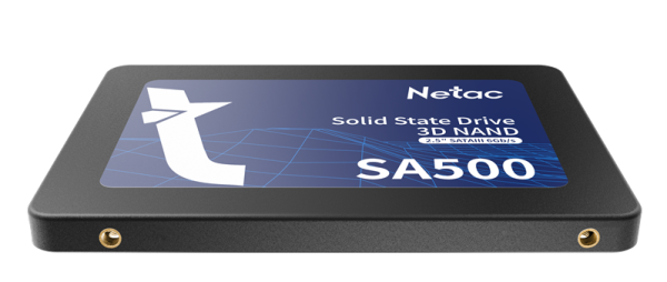 Фото Netac SSD SA500 512GB 2.5 SATAIII 3D NAND, R/W up to 520/450MB/s, TBW 240TB, 3y wty