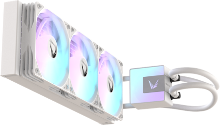 Фото Formula V Line ICE JET GLOW 360 WH, 360mm, 3x120mm, ARGB fans, LGA115X/1200/1700/1851, AM4/AM5