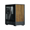 Фото ZALMAN P10 NAMU, MATX, BLACK, WINDOW, FRONT COVER WALNUT, 2x3.5", 3x2.5", 1xUSB TYPE-C, 1xUSB3.0, FRONT 2x120mm, REAR 1x120mm ARGB
