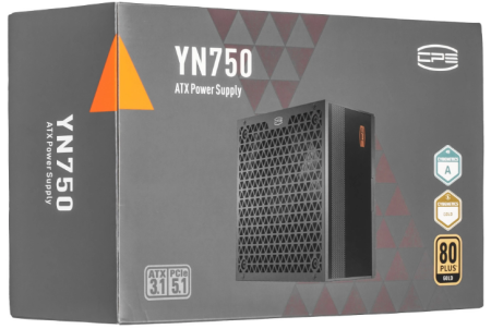 Фото PCCooler YN750, 750W, ATX3.1/PCIe5.1, APFC, 80+ Gold, 13.5cm Fan, Modular (P5-YN750-G1F)