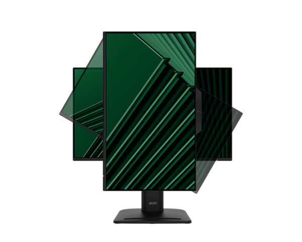 Фото MSI PRO MP242PMG 23.8" 16:9 FHD(1920x1080) IPS Flat,Webcam,1ms(MPRT),1500:1,100M:1,300nit,1xHDMI,1xDP,1xVGA,2xUSB-A,1xUSB-B,Speaker,Tilt,Swivel,Height,Pivot,VESA,120Hz,Black,1y war-ty