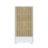 Фото ZALMAN P10 NAMU, MATX, WHITE, WINDOW, FRONT COVER WALNUT, 2x3.5", 3x2.5", 1xUSB TYPE-C, 1xUSB3.0, FRONT 2x120mm, REAR 1x120mm ARGB