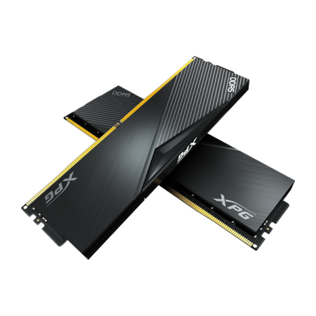 Фото ADATA LANCER DDR5 DIMM 64GB 6000MHz 2*32GB 30-40-40 1.35V BLACK DUAL COLOR BOX