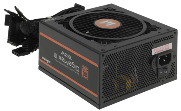 Фото Zalman ZM750-GV3 WH, 750W, ATX12V v3.0, Gen 5.0, APFC, 12cm Fan, 80+ Bronze, Retail
