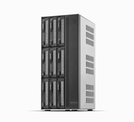 Фото TerraMaster T9-500 Pro tower NAS 10C 1,7(4,7)Ghz/16Gb(64)/RAID0,1,10,5,6,JBOD,TRAID/up to 9 HS SATA(3,5' or 2,5')/2xM.2 2280 NVMe/2xUSB3.1 1xUSB Type-C/2x10GbE RJ-45/1xPS/1YW