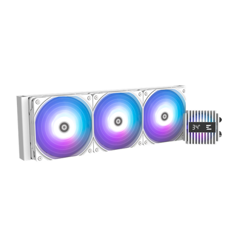 Фото Zalman CPU Liquid Cooler 360mm, ARGB, white
