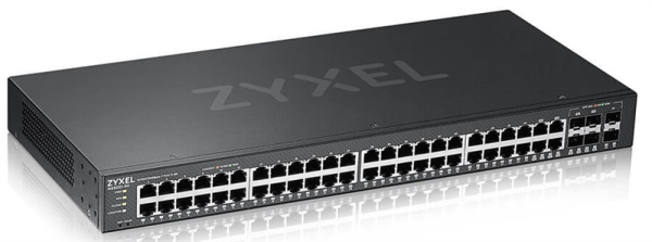 Фото L2 Zyxel NebulaFlex Pro GS2220-50, rack 19", 44xGE, 4 комбо-порта (SFP/RJ-45), 2xSFP