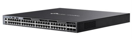 Фото TP-Link SG6654XHP, Omada 48-PortGigabit Stackable L3 Managed PoE+ Switch with 6 10GE SFP+ Slots