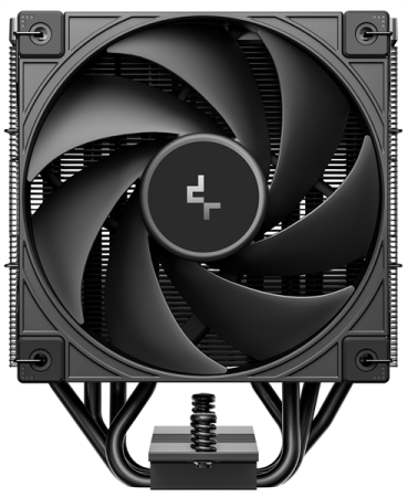 Фото DEEPCOOL AK400 G2 LGA1851/1700/1200/115X/AM5/AM4 (12шт/кор, TDP 220W, PWM, Fan 120mm, 4 тепл. Трубки, Wood-grain top cover, черный) RET (R-AK400G2-BKNNMN-GJD)
