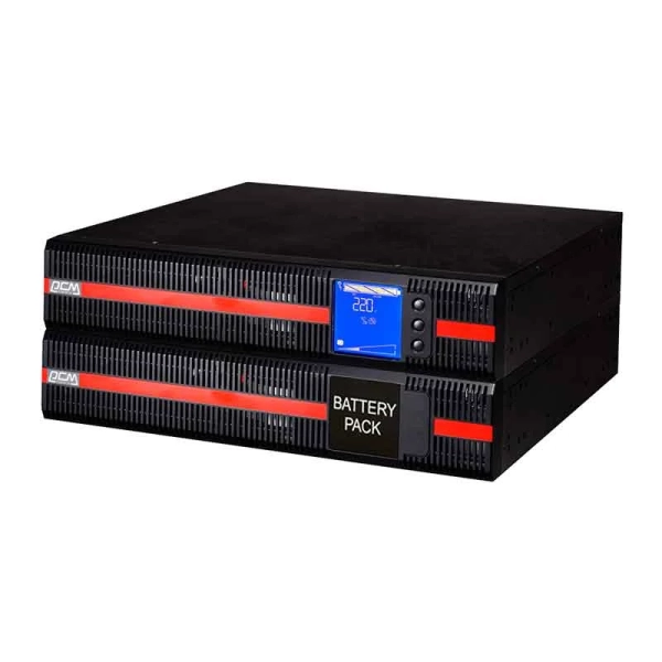 Фото Powercom MACAN, On-Line, Power Module, 6000VA/6000W, Rack/Tower, Hardware, LCD, Serial+USB, SmartSlot, without batteries, compatible with BAT with PDU (1384845)