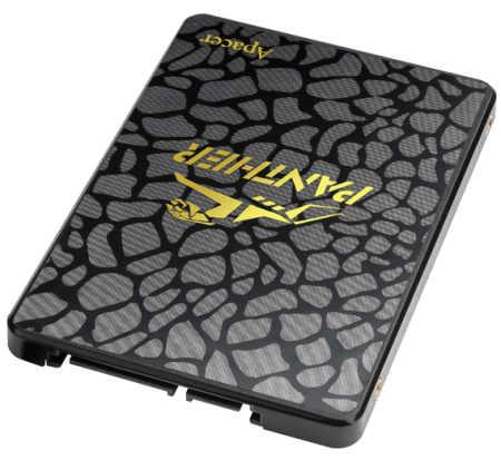 Фото Apacer SSD PANTHER AS340X 240Gb SATA 2.5" 7mm, R550/W520 Mb/s, 3D NAND, IOPS 38K/75K, MTBF 1,5M, 140TBW, Retail, 3 years (AP240GAS340XC-1)