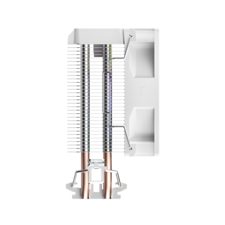 Фото Ocypus Gamma A20 WH ARGB, 92mm FARGB FAN, Top FARGB Panel, 2 HEAT PIPES, 3-PIN, 1900 RPM, 21DBA, HYDRO BEARING, LGA115X/1200/1700/18XX, AM4/AM5