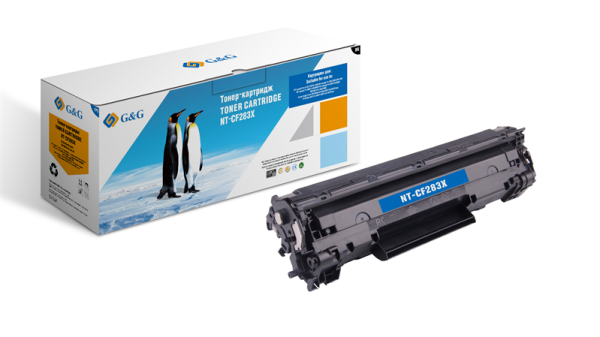 Картридж G&G GG-CF283X черный (2200стр.) для HP LJ Pro M125/125FW/125A/M127/M127FW/FN/M201/M225MFP