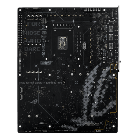 Фото ASUS ROG STRIX Z890-F GAMING WIFI, LGA1851, Z890, 4*DDR5, 4*SATA, 5*M.2, 8*USB 3.2, 2*Type-C, 2*PCIx16, 2*Thunderbolt™ 4, HDMI+DP, ATX; 90MB1I40-M0EAY0