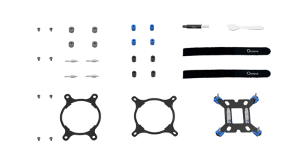 Фото Ocypus Delta L24 BK ARGB V2, 240mm, ARGB Pump,2x120mm ARGB fans, LGA115X/1200/1700/18XX, AM4/AM5