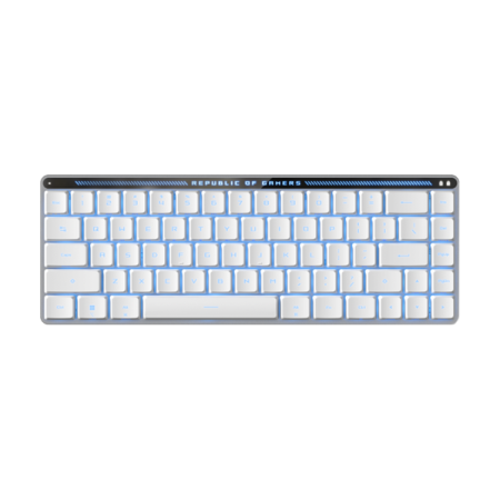 Фото ASUS M603 FALCHION RX LP, 2.4 GHz RF, Bluetooth, 65%, PBT, RGB, White