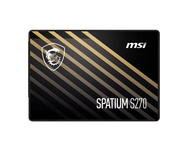 MSI SSD SPATIUM S270 960GB SATA III 2.5" R500/W450MB/s 3D NAND TLC MTBF 2M 55000/80000 IOPS 500TBW