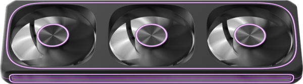 Фото Formula V Line AIR FUSION 3 BK, 360x120x28mm, ARBG 3pin + PWM 4pin, 500-1800 RPM, 34.95 DBA MAX, HYDRO BEARING