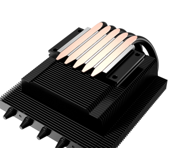 Фото ID-COOLING IS-50X V3 LGA1700/1200/115X/AM5/AM4 низкопрофильный высота 56mm (27шт/кор, TDP 130W, PWM, 5 тепл.трубки прямого контакта, FAN 120mm, черный) BOX