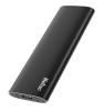 Фото Netac Z SLIM Black 128GB USB 3.2 Gen 2 Type-C External SSD, R/W up to 510MB/440MB/s,with USB-C to USB-A cable and USB-A to USB-C adapter 3Y wty