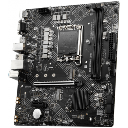 Фото MSI PRO H610M-G DDR4 0,LGA1700,2DDR4,1PCI-Ex16,1PCI-Ex1,2M.2(KEY M+KEY E),4SATA