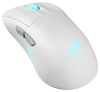 Фото ASUS ROG KERIS II ORIGIN, 54g, Wired, 2.4GHz RF, Bluetooth 5.1, 42K DPI sensor, 5 Programmable Buttons, White