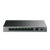 TP-Link LS1210GP, 10-Port Gigabit Desktop Switch with 8-Port PoE+, 61 Вт, 250 m