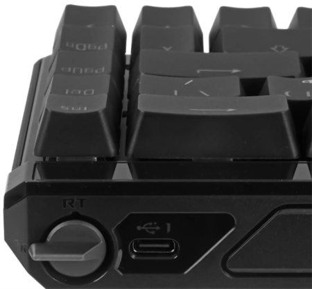 Фото ASUS M605 ROG FALCHION ACE HFX, Wired, 65%, PBT, RGB Lighting, Black
